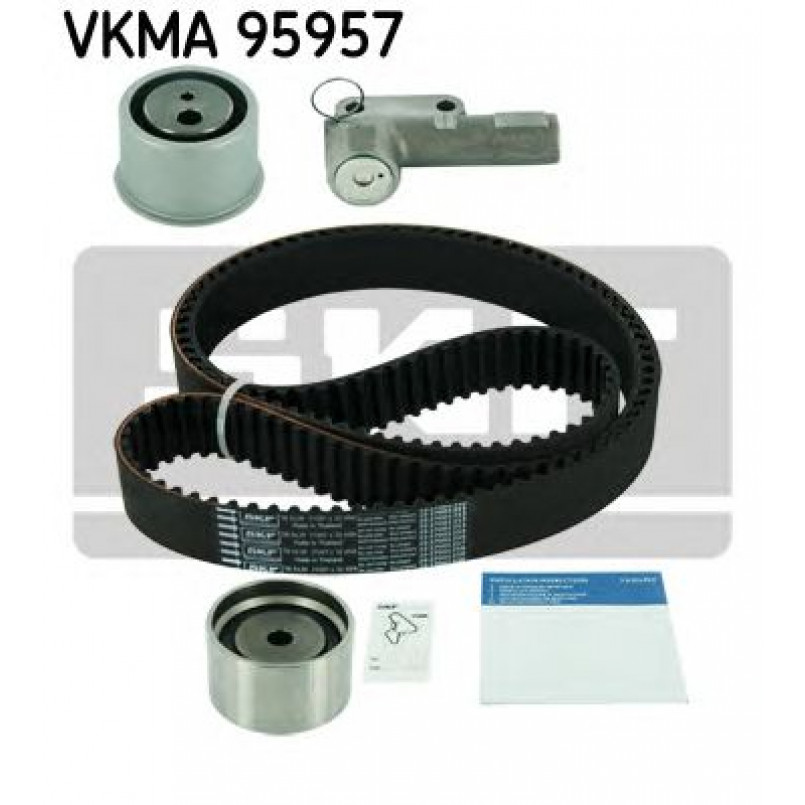 VKMA 95957 SKF Комплект (ремінь+ролики)